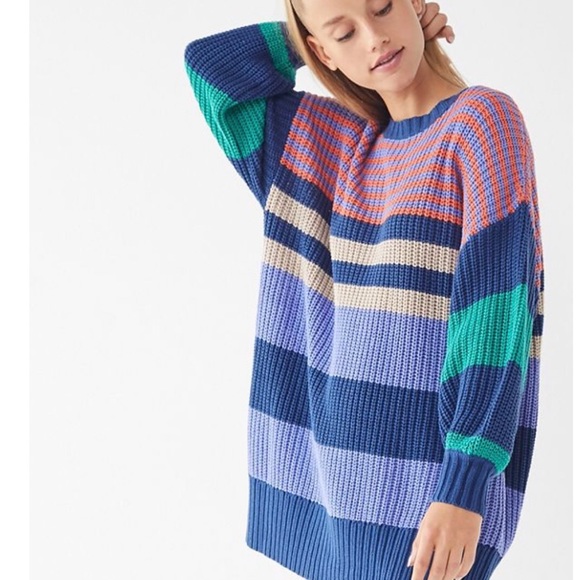 *SOLD OUT* UO Whistler Striped Sweater Dress - Picture 1 of 8